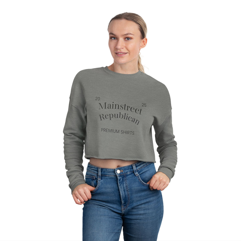 Mainstreet Republican Cropped Sweatshirt