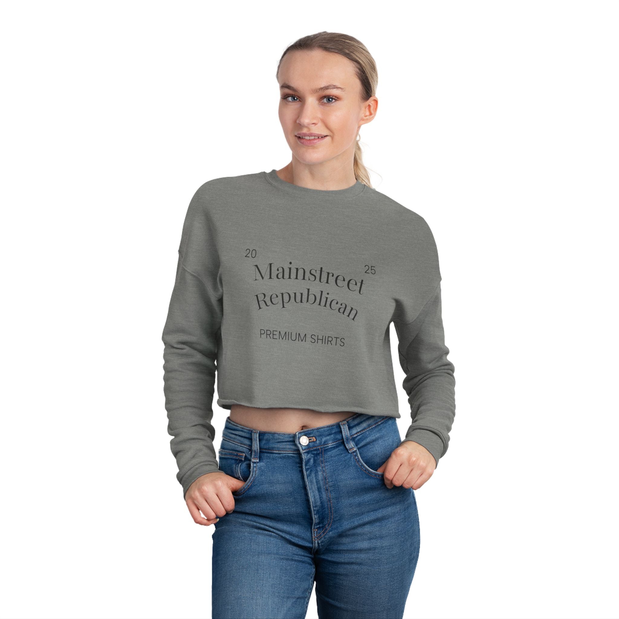 Mainstreet Republican Cropped Sweatshirt