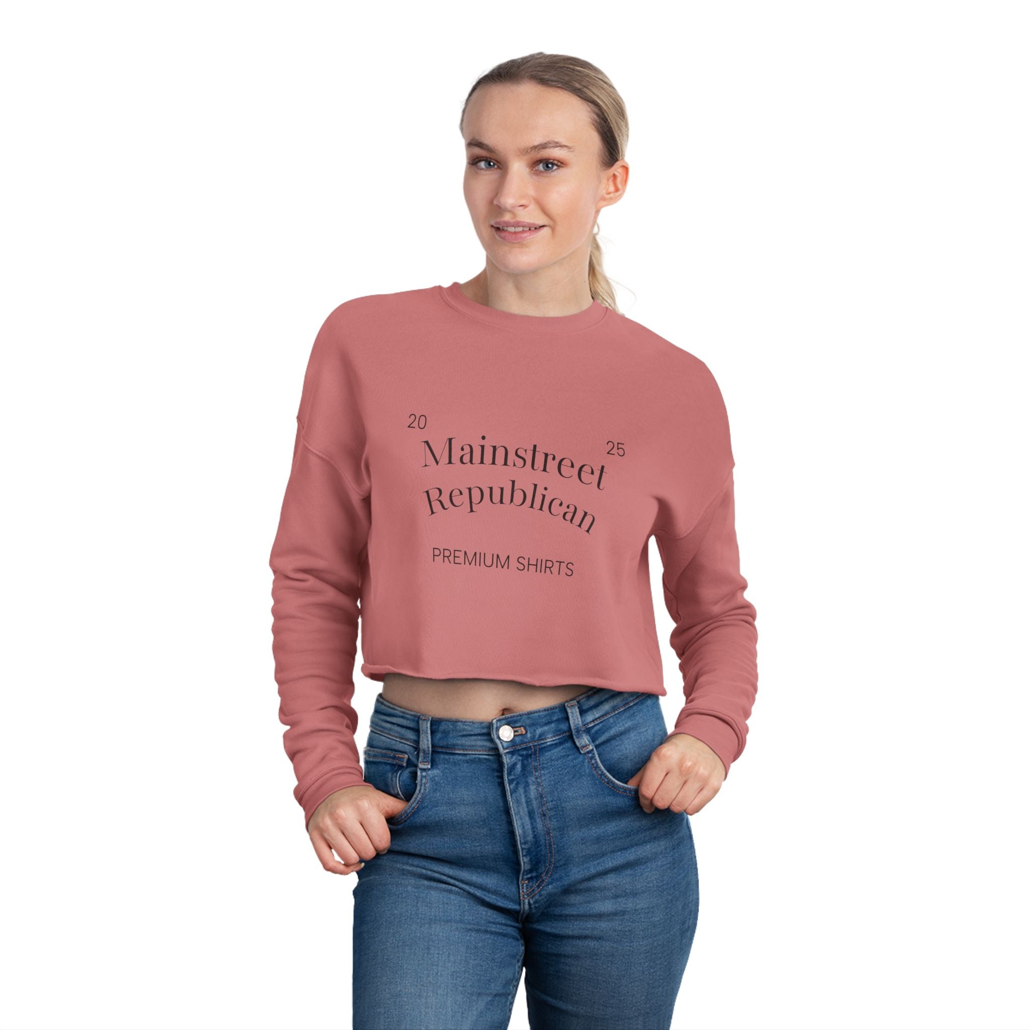 Mainstreet Republican Cropped Sweatshirt
