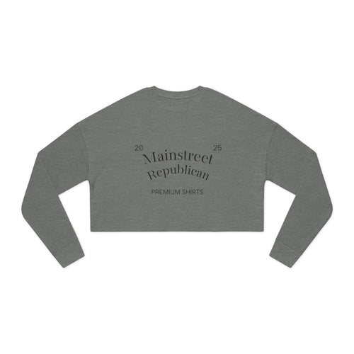 Mainstreet Republican Cropped Sweatshirt