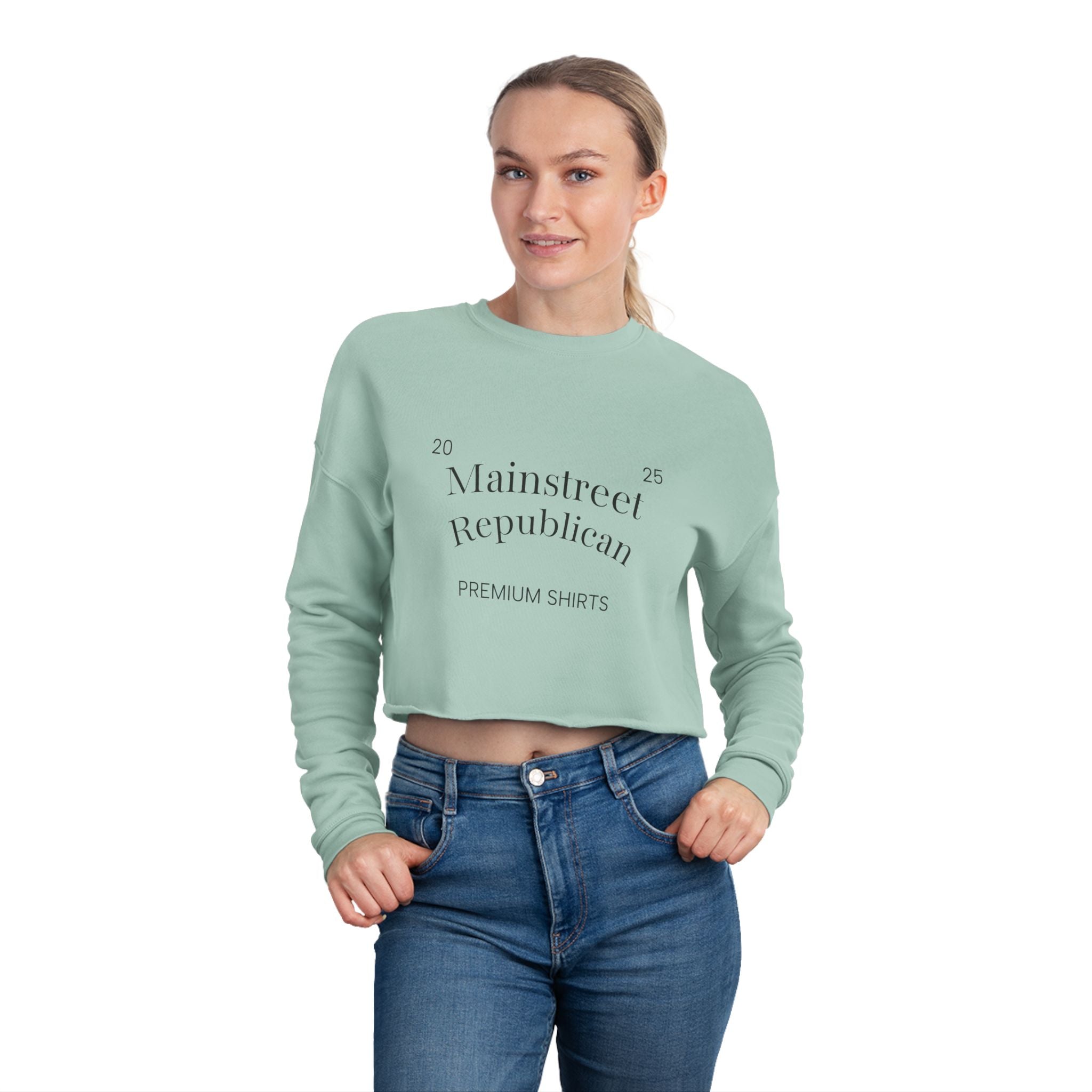 Mainstreet Republican Cropped Sweatshirt